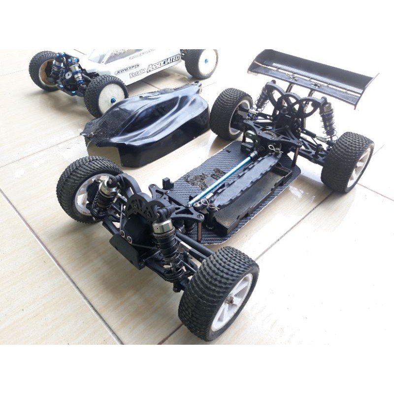 Pneumatici RC 1/10 In Gomma Con Ruota Per ZD Racing Buggy | Set Da 4 | Gomme Off-Road Con Cerchio Nylon Per Crawler