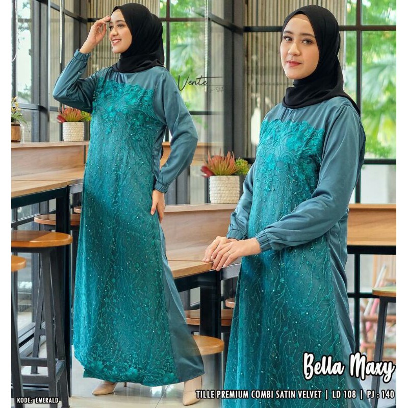 Jual bella maxy/tile premium combi velvet | Shopee Indonesia