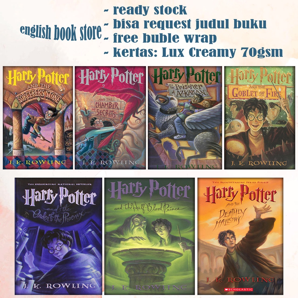 Jual Harry Potter (7 Book Series) | Shopee Indonesia