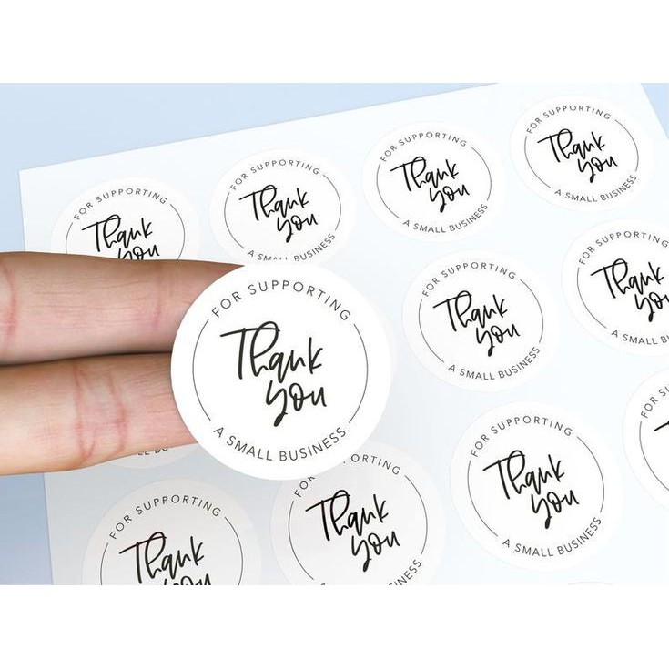 Jual Stiker Bulat Custom Label Kemasan Makanan Packaging Stiker Label ...