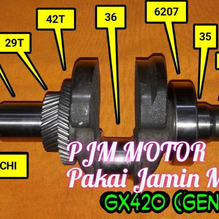 Jual Crankshaft Kruk As Kro As Mesin Genset Gx Kw Kw Watt Watt Shopee Indonesia