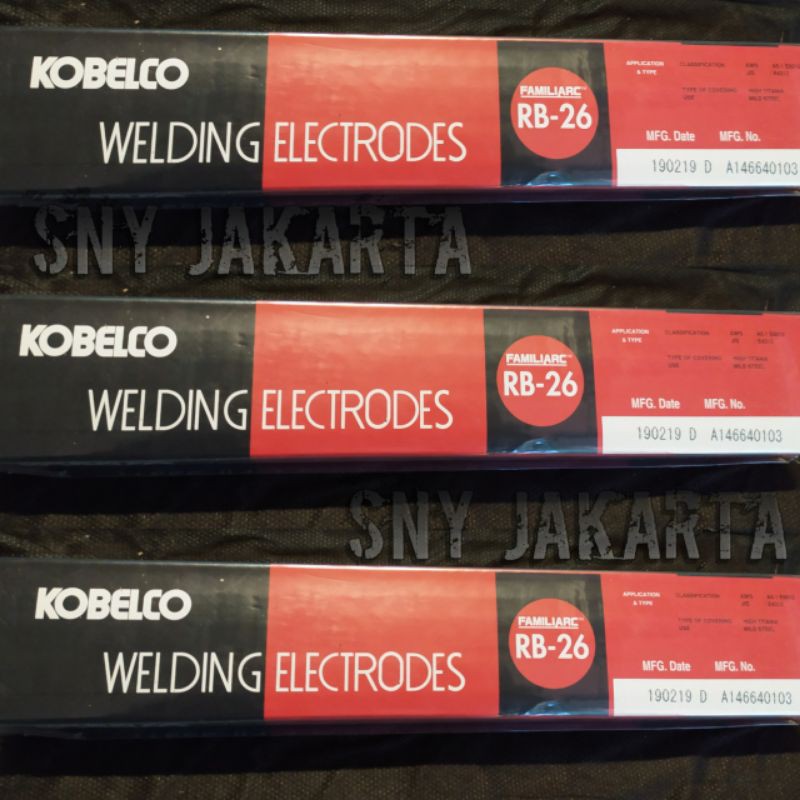 Jual Kawat Las Welding Electrodes Kobelco Rb Size Mm Shopee Indonesia