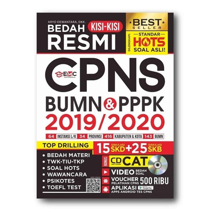 Jual BUKU CPNS - BEDAH KISI-KISI RESMI CPNS BUMN & PPPK 2019/2020 + C ...