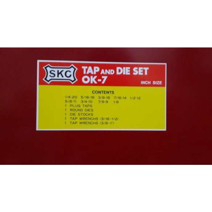 Jual TAP AND DIE SET SKC OK7 MADE IN JAPAN Shopee Indonesia