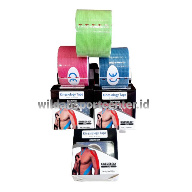 Jual Kinesiology Tape Taping Rehabilitasi Untuk Nyeri Otot Kram Dan