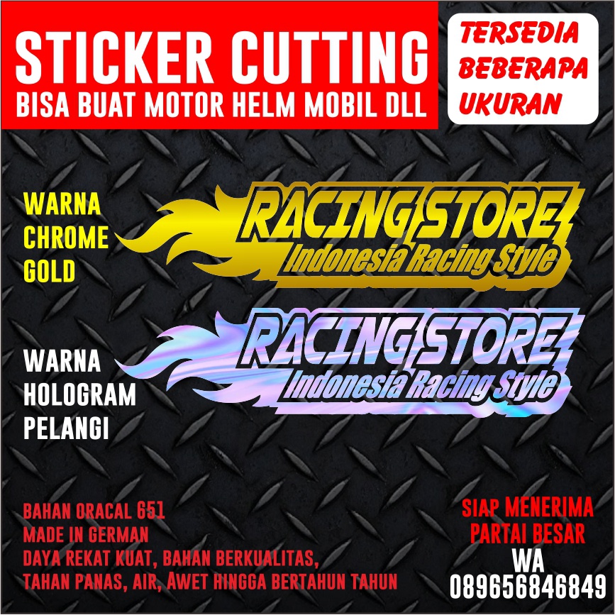 Jual STIKER RACING STORE MOTOR | Shopee Indonesia