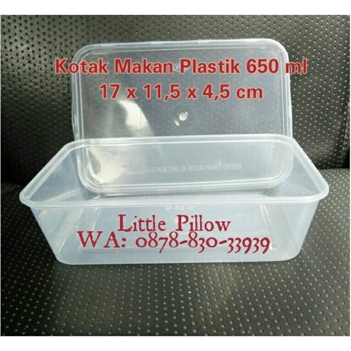 Jual Box Plastik Bening 650mlkotak Makan Plastikthinwallfood Container Shopee Indonesia 3953