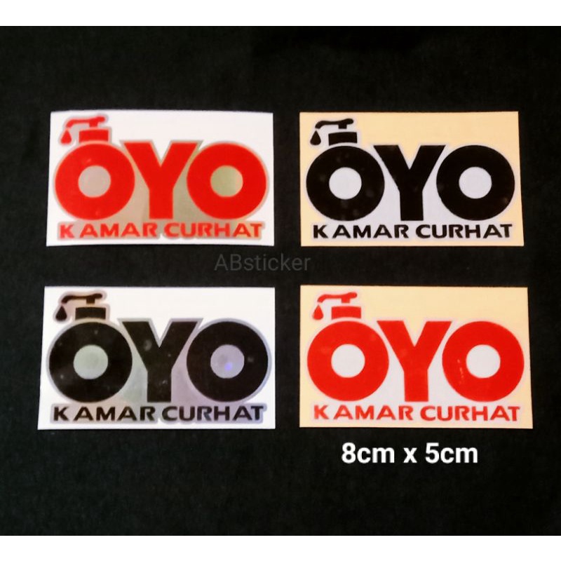 Jual STICKER OYO KAMAR CURHAT CUTTING STIKER OYO | Shopee Indonesia