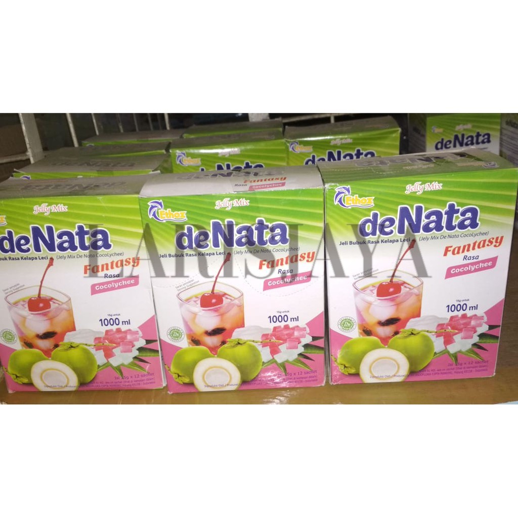 Jual ADA PROMO!!! DeNata Jelly Rasa CocoLychee [ 1000ml ] | Shopee ...