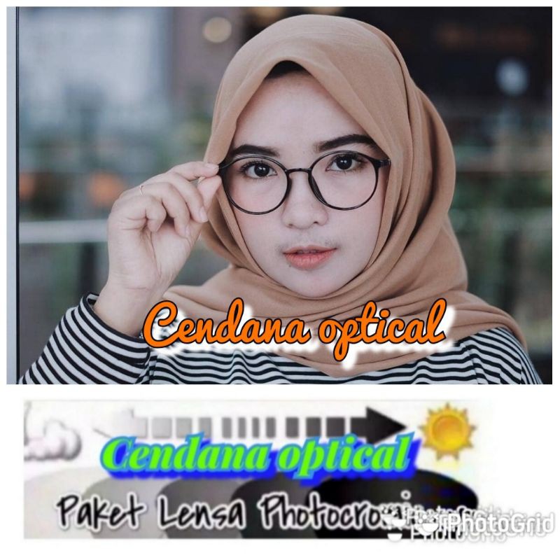 Jual Paket Frame+Lensa photocromic Anti radiasi. kacamata minus anti ...
