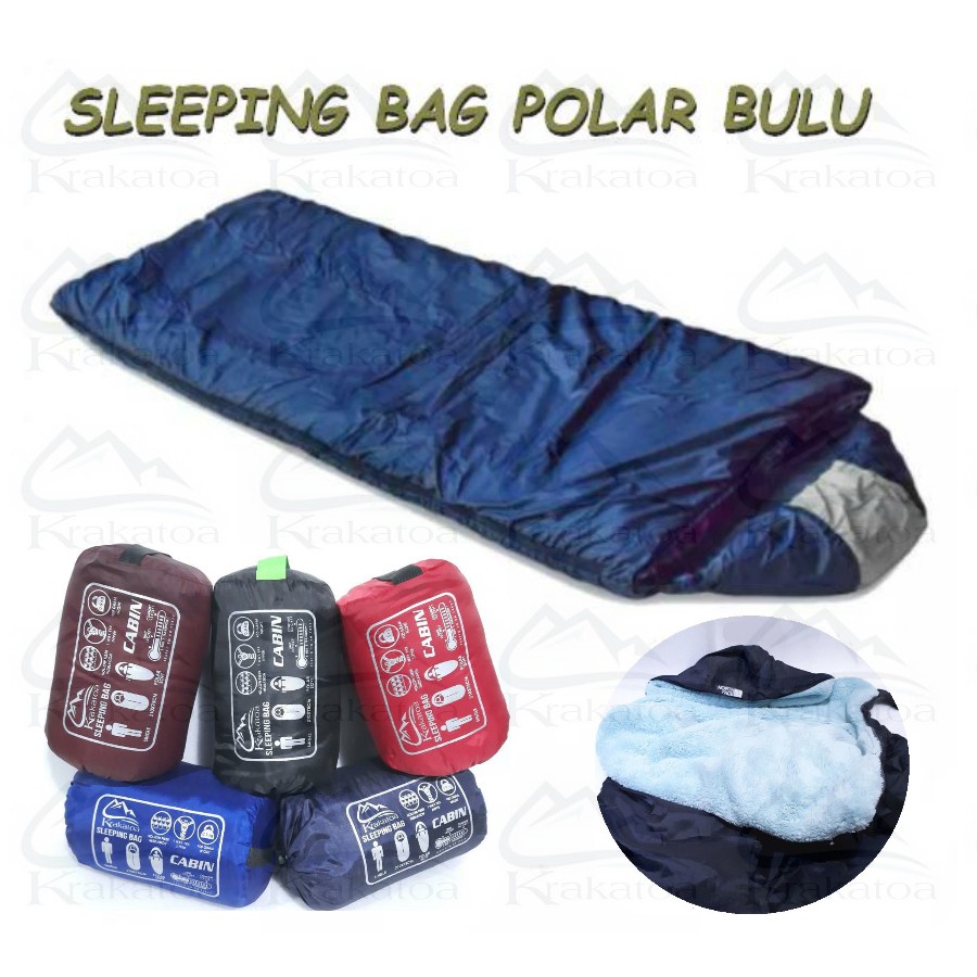 Jual Sleeping Bag Polar` Bantal Bulu Super Dacron 3 Layer