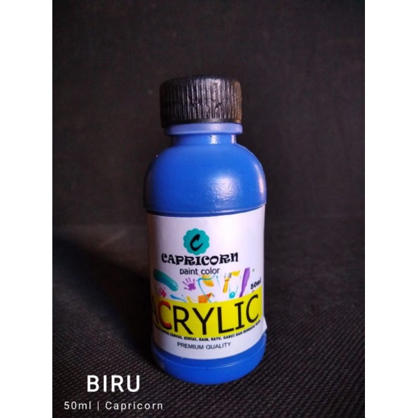 Jual Cat Acrylic 50ml (BIRU) | Shopee Indonesia