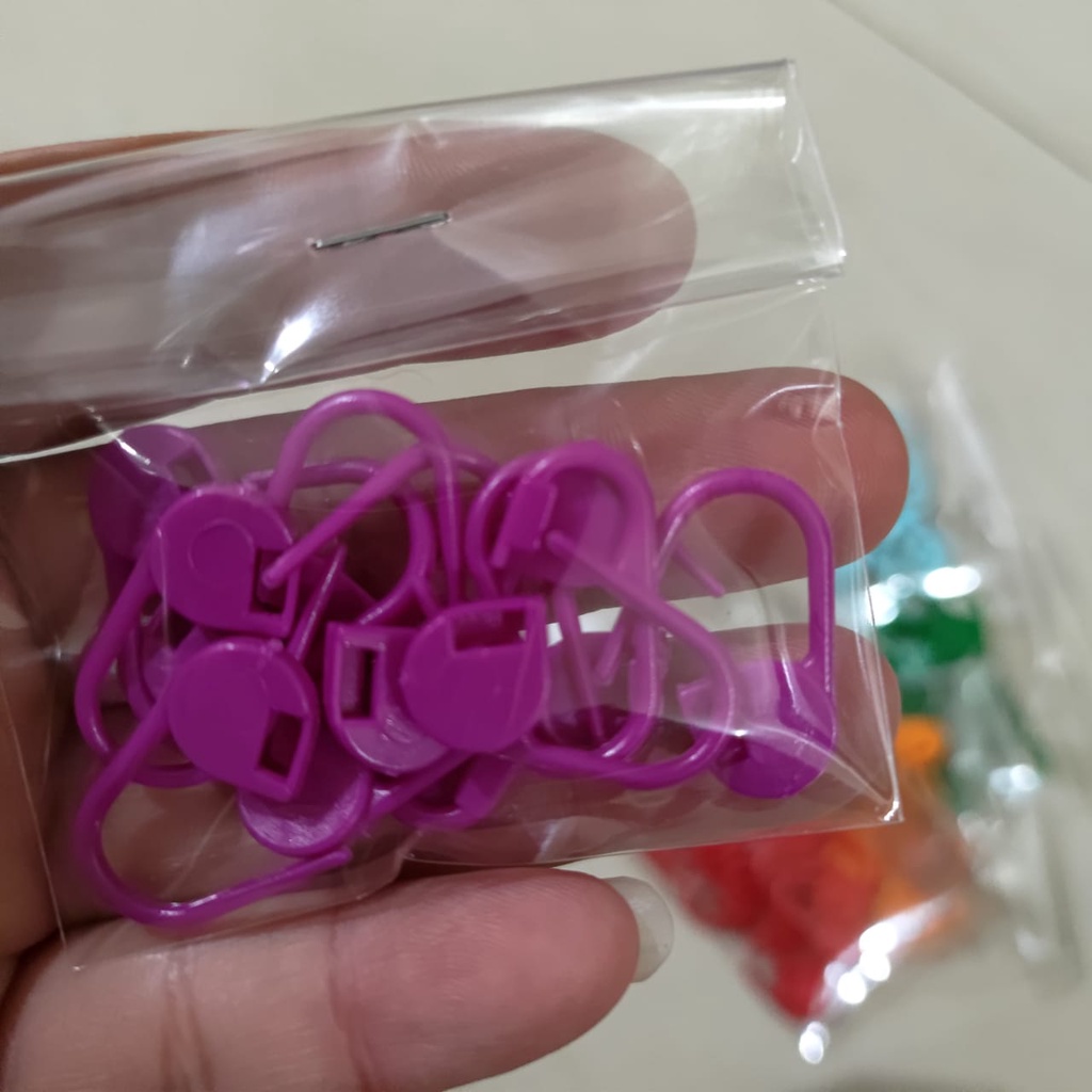Jual Peniti Plastik Penanda Tusukan Rajutan Peniti Hijab Peniti Plastik ...