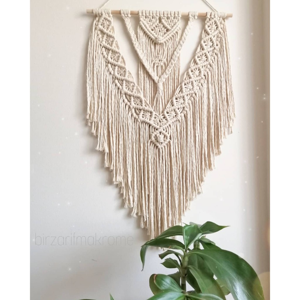 Jual [READYSTOCK] macrame wall hanging/ makrame hiasan dinding no 25 ...