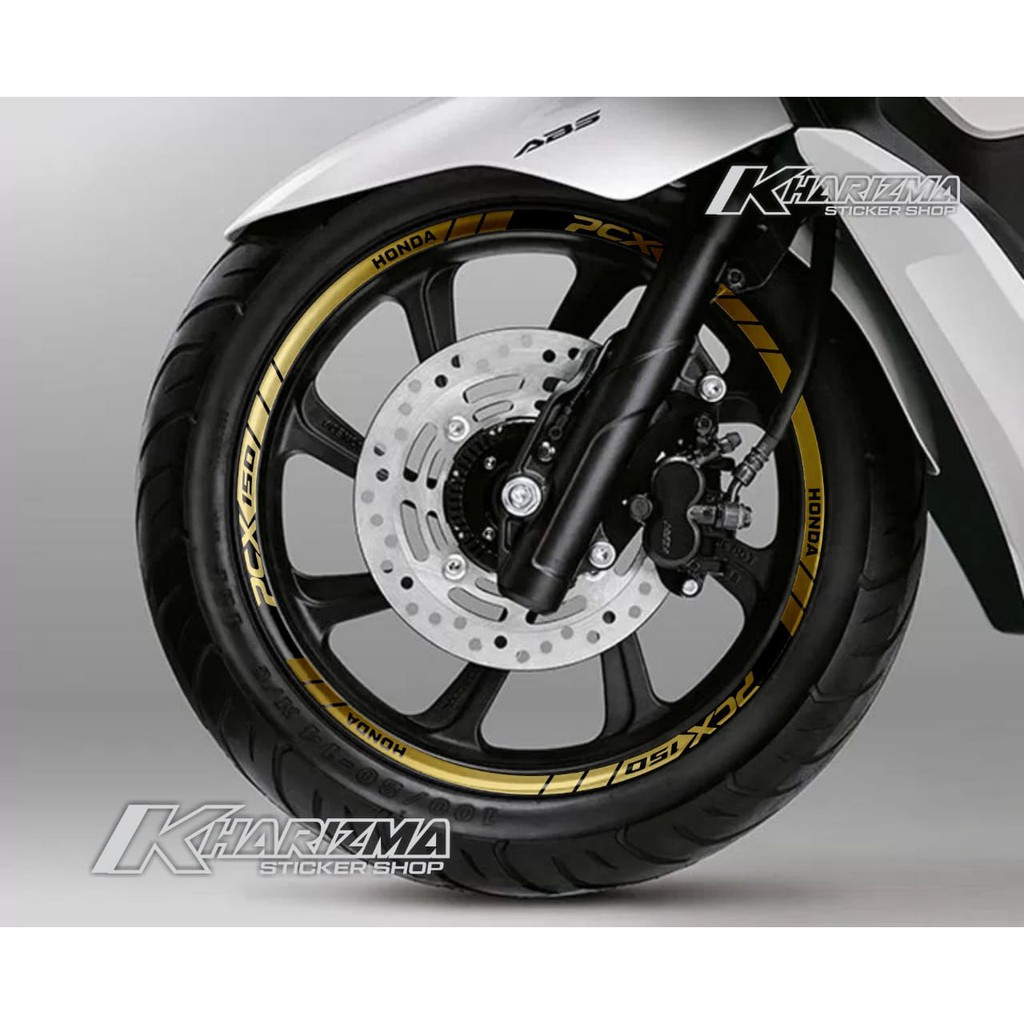 Jual ME Cutting Sticker - for VELG HONDA PCX – Gold | Shopee Indonesia