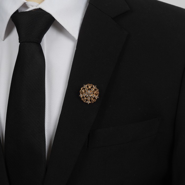 Jual Houseofcuff lapel pin brooch bros untuk jas TUSUK GOLD A62 ...