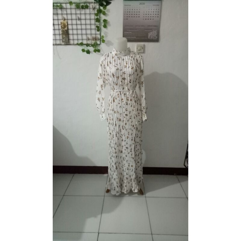 Jual gamis plisket (BARU NO PL, NO TAWAR) | Shopee Indonesia