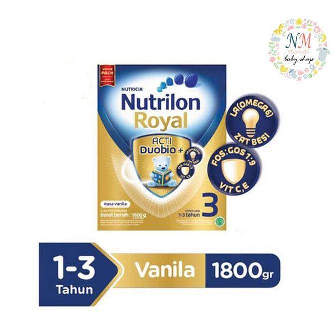 Jual NUTRILON ROYAL 3 VANILA 1800 MADU Shopee Indonesia