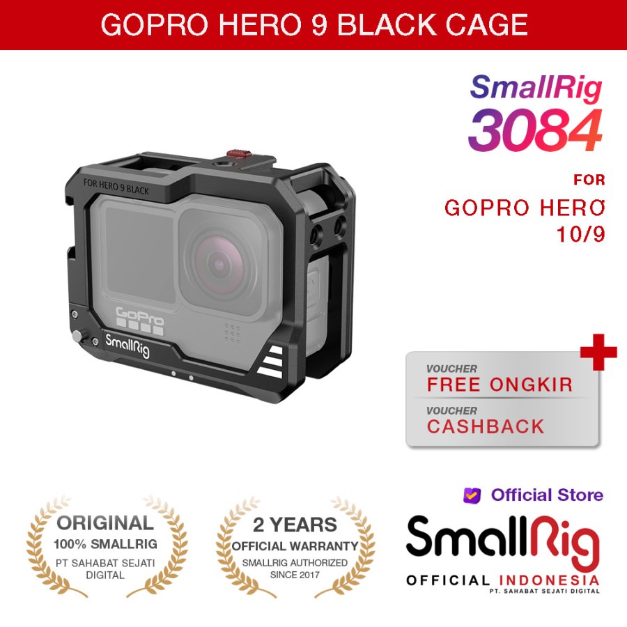 Jual Smallrig Gopro Hero 9 Black Cage 3084 | Shopee Indonesia