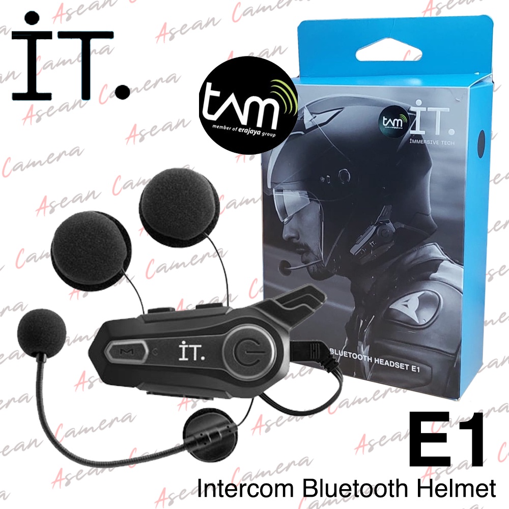 Jual Intercom helm murah Bluetooth Helm IT E1 SENA CARDO PACKTALK