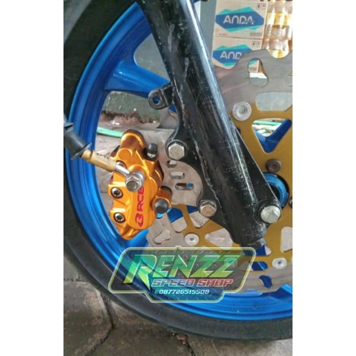 Jual Breket Kaliper RCB & Nissin Samurai Fiz R - Satria 2Tak disc 300mm ...