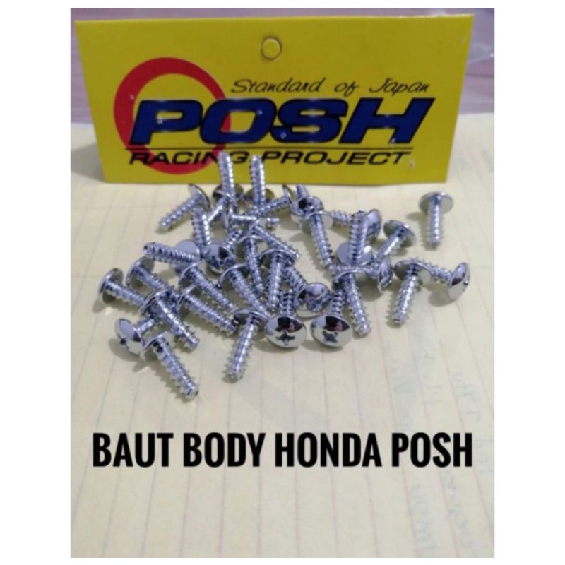 Jual Baut Body Honda Beat Scoopy Vario Posh Stainless Shopee Indonesia