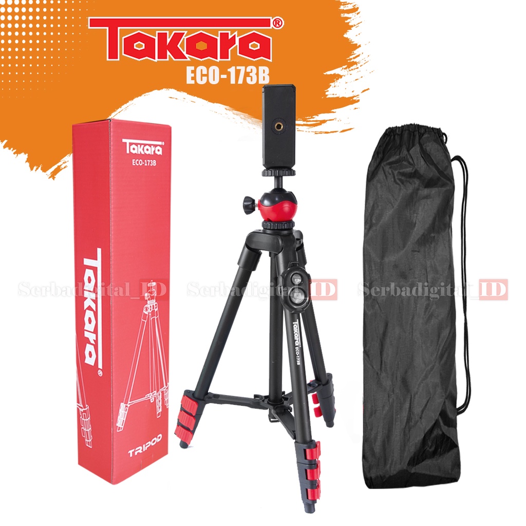 Jual TAKARA ECO173B Lightweight Tripod With Ballhead 360 Shopee Indonesia