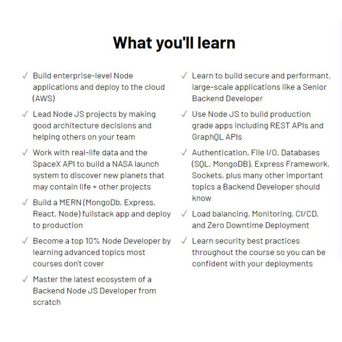 Jual Complete Node.js Developer in 2021: Zero to Mastery tutorial ...