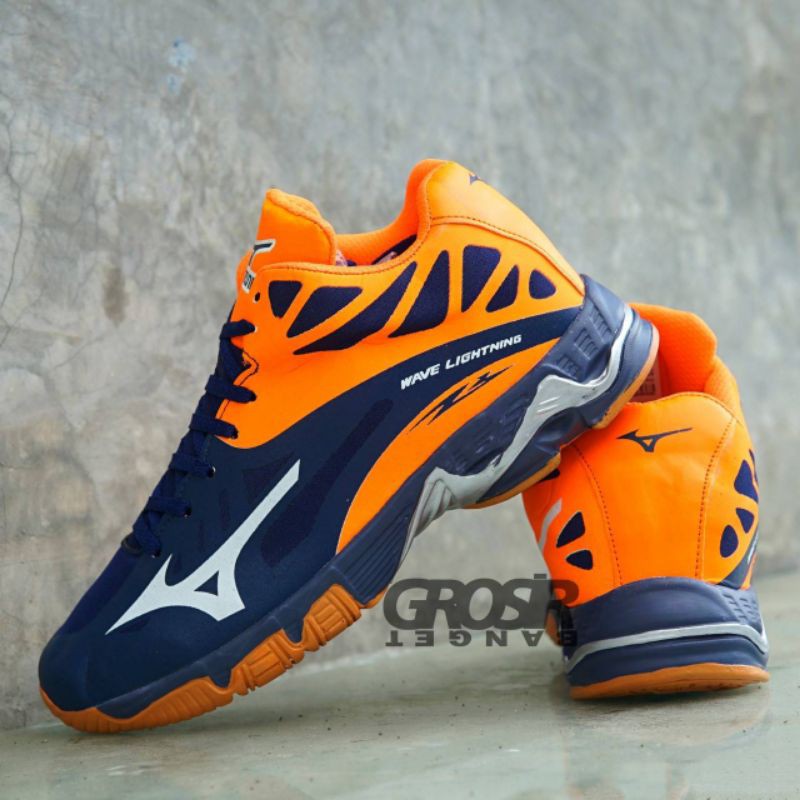 Mizuno Wave Lighting Grade Ori Sepatu Volly Mizuno Lighting Z6 Mid Premiun Sepatu Voli Pria Mizuno