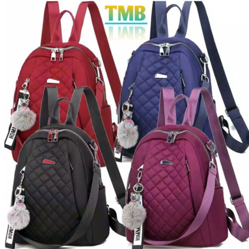 Tas Ransel Kerja Kuliah Pria Wanita LV Damier Graphite Backpack Import