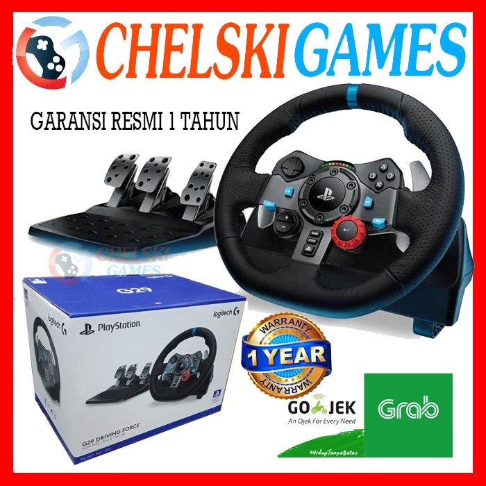Jual LOGITECH G29 DRIVING FORCE WHEEL Steering Wheel FOR PS4/PS3/PC