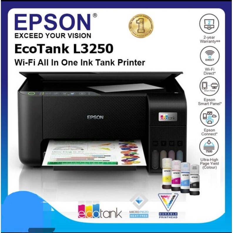 Jual Epson L3250 WiFi All in One Ink Tank Printer | Shopee Indonesia