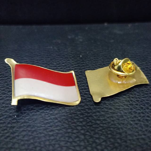 Jual Pin Bendera Indonesia Pin Bendera Merah Putih Berkibar 2.5cm ...