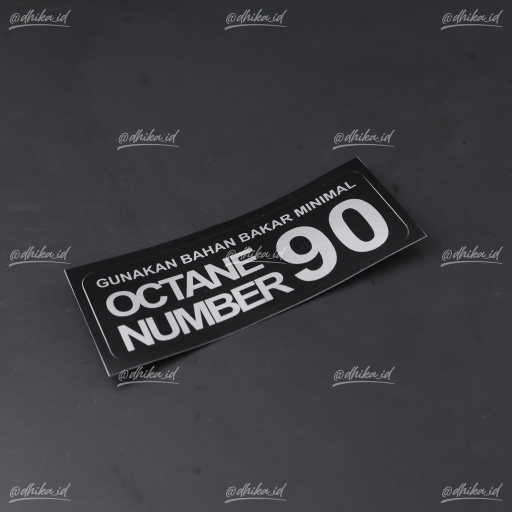 Jual Sticker Stiker Mobil Motor Bensin Emisi Gunakan Bahan Bakar ...