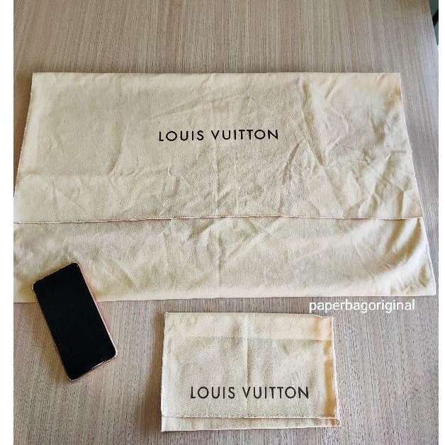 LV Dustbag Authentic Louis Vuitton Belt Wallet Dust Bag