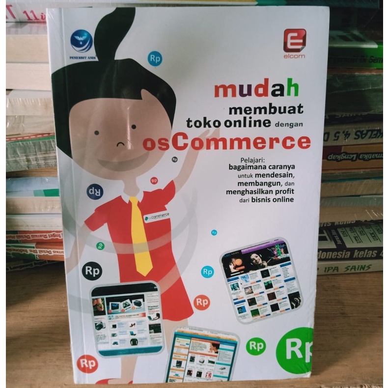 Jual BUKU MUDAH MEMBUAT TOKO ONLINE DENGAN OSCOMMERCE | Shopee Indonesia