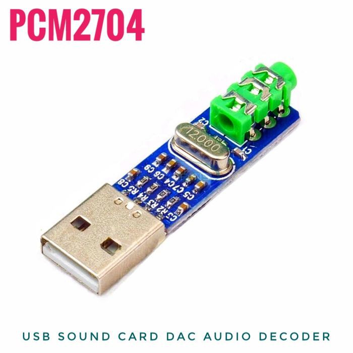 Jual PCM2704 USB Sound Card Digital HiFi Audio Decoder DAC Module