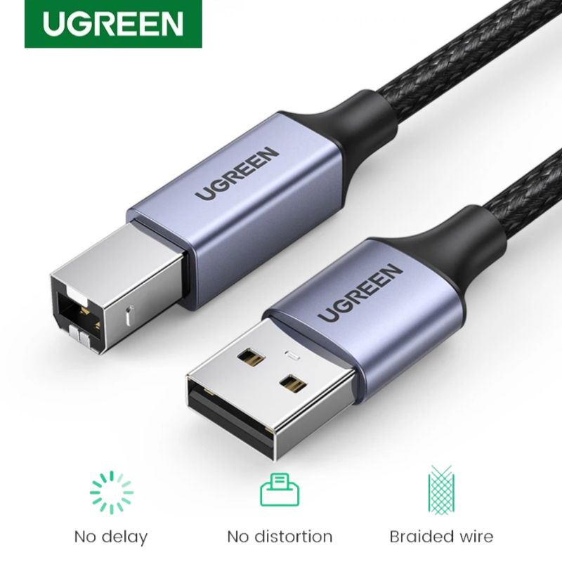 Jual Ugreen Kabel Printer USB 2.0 Aluminium Braided | Shopee Indonesia