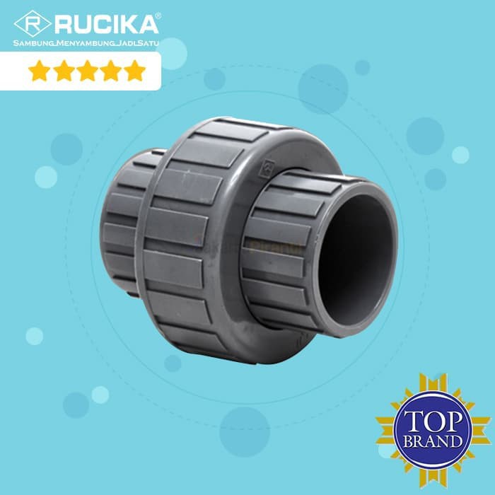 Jual Union Socket Aw Rucika Water Mur Polos Inch Shopee Indonesia