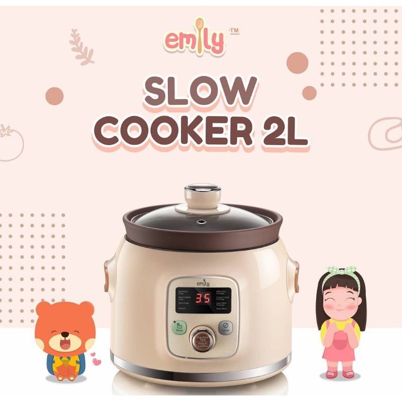 Jual Emily Slow Cooker 2 Liter tanah liat Emily slowcooker 2 L Shopee