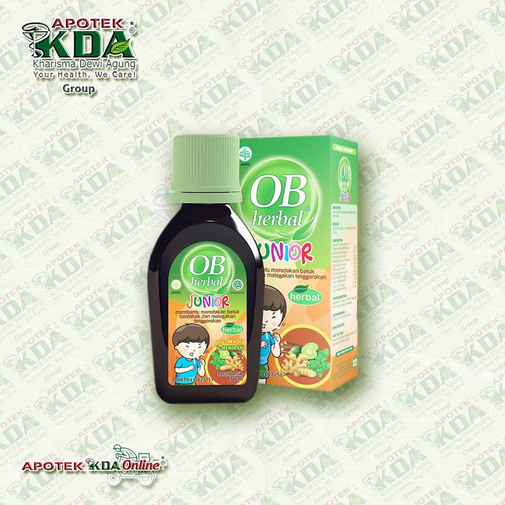 Jual OB HERBAL JUNIOR 60 ML | OBAT BATUK ANAK SIRUP | Shopee Indonesia