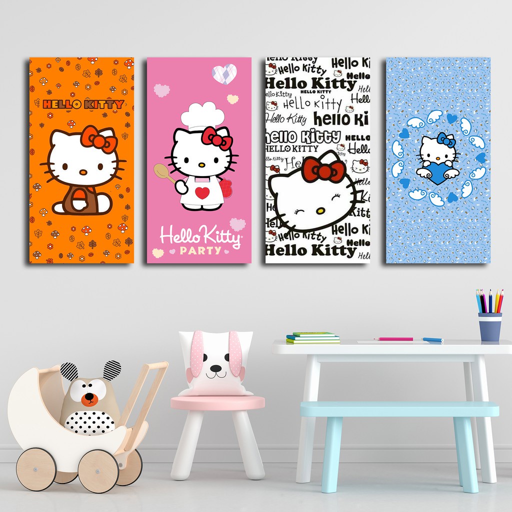 Jual HIASAN DINDING HELLO KITTY WALL DECOR HELLO KITTY PAJANGAN KAYU ...
