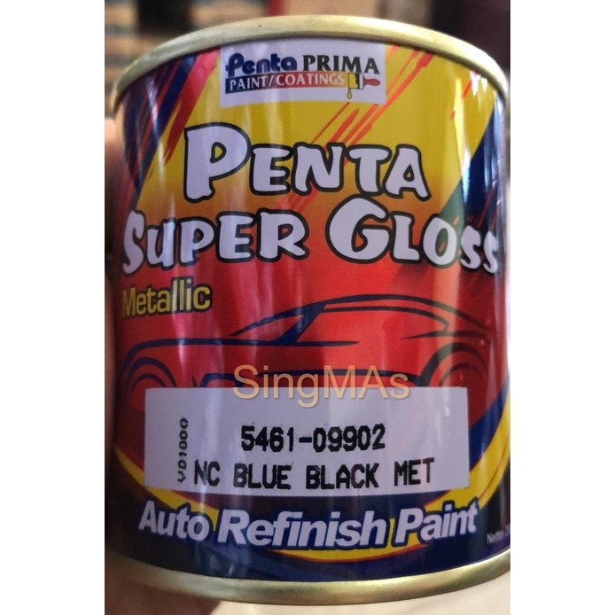 Jual Cat Duco PENTA Super Gloss NC BLUE BLACK MET 200cc 5461-09902 Biru ...