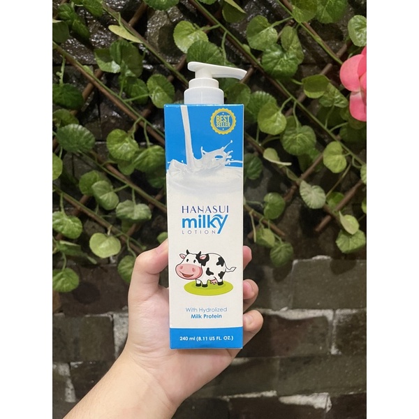 Jual Hanasui Milky Hand & Body Lotion 240ml Shopee Indonesia