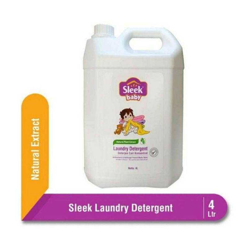 Jual Sleek Baby Laundry Detergent Cair 4 Liter | Shopee Indonesia