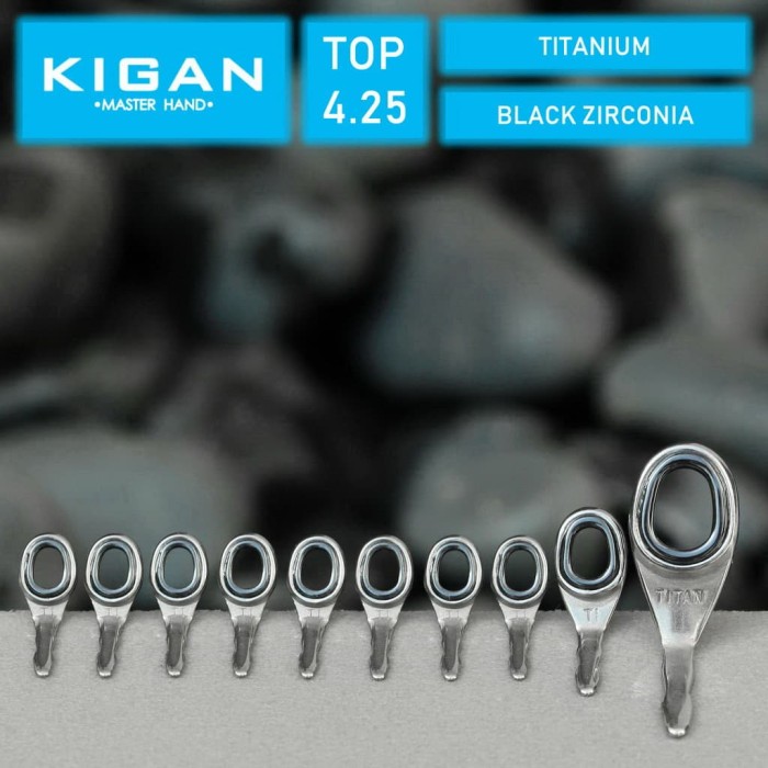 Jual KIGAN 5G Ring Guide Joran Set Casting CT5G Titanium Super Ringan 4 ...