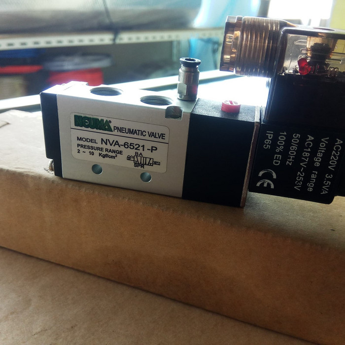 Jual PNEUMATIC SOLENOID VALVE NEUMA type :NVA-6521-P + PILOT VALVE ...