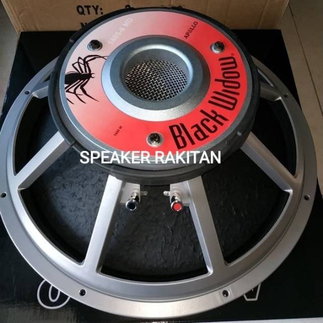 Speaker black hot sale widow 18