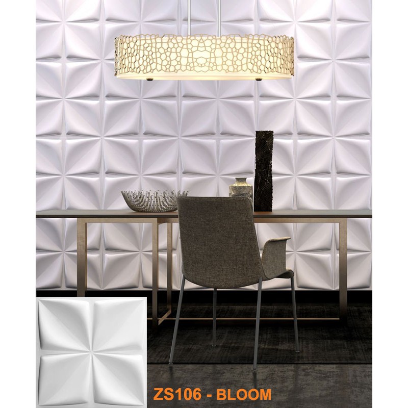Jual ZEEOXART | 3D Wall Panel PVC | BLOOM | Shopee Indonesia