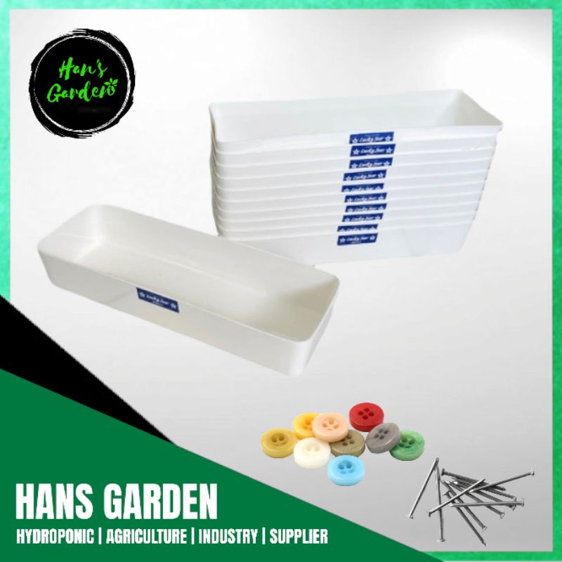 Jual Tempat kancing 18 pcs mangkok tempat komponen kancing lucky star ...